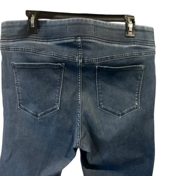 Old Navy Rockstar Blue Denim Jeggings-Size 14-Ankle Cuffed-2 Back Pockets - Picture 7 of 8